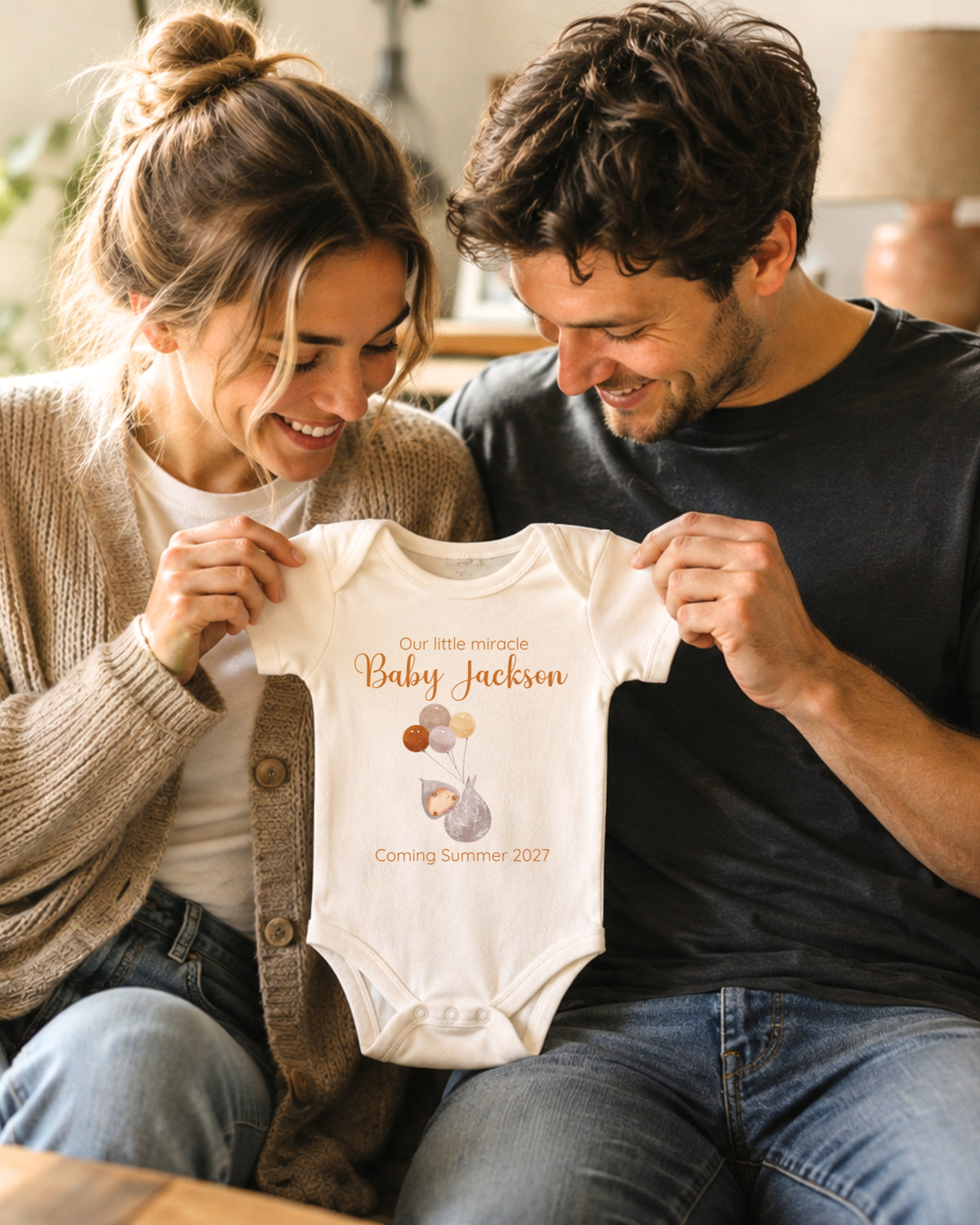Up & Away Personalised Pregnancy Announcement