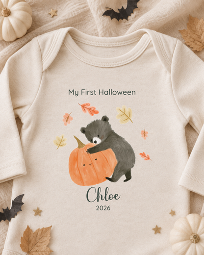 My First Halloween Pumpkin Bear