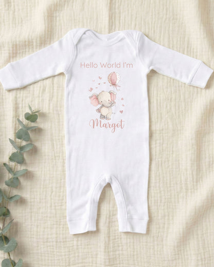Personalised Wish Upon a Star Bunny Baby Outfit