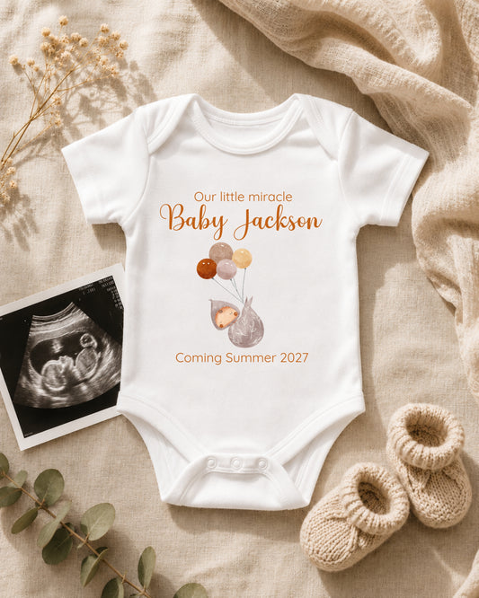 Up & Away Personalised Pregnancy Announcement
