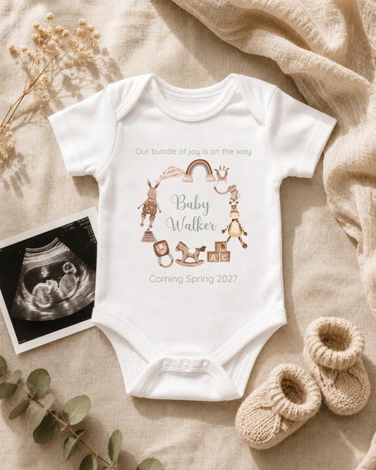 Little Beginnings Personalised Pregnancy Announcement