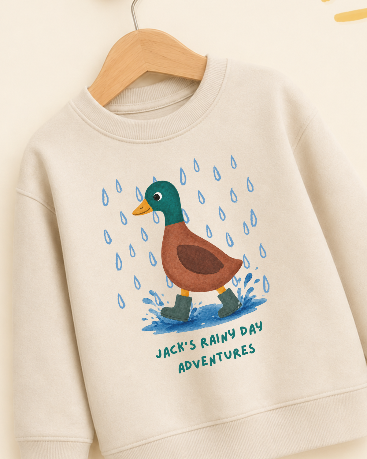 Personalised Rainy Day Adventures Jumper